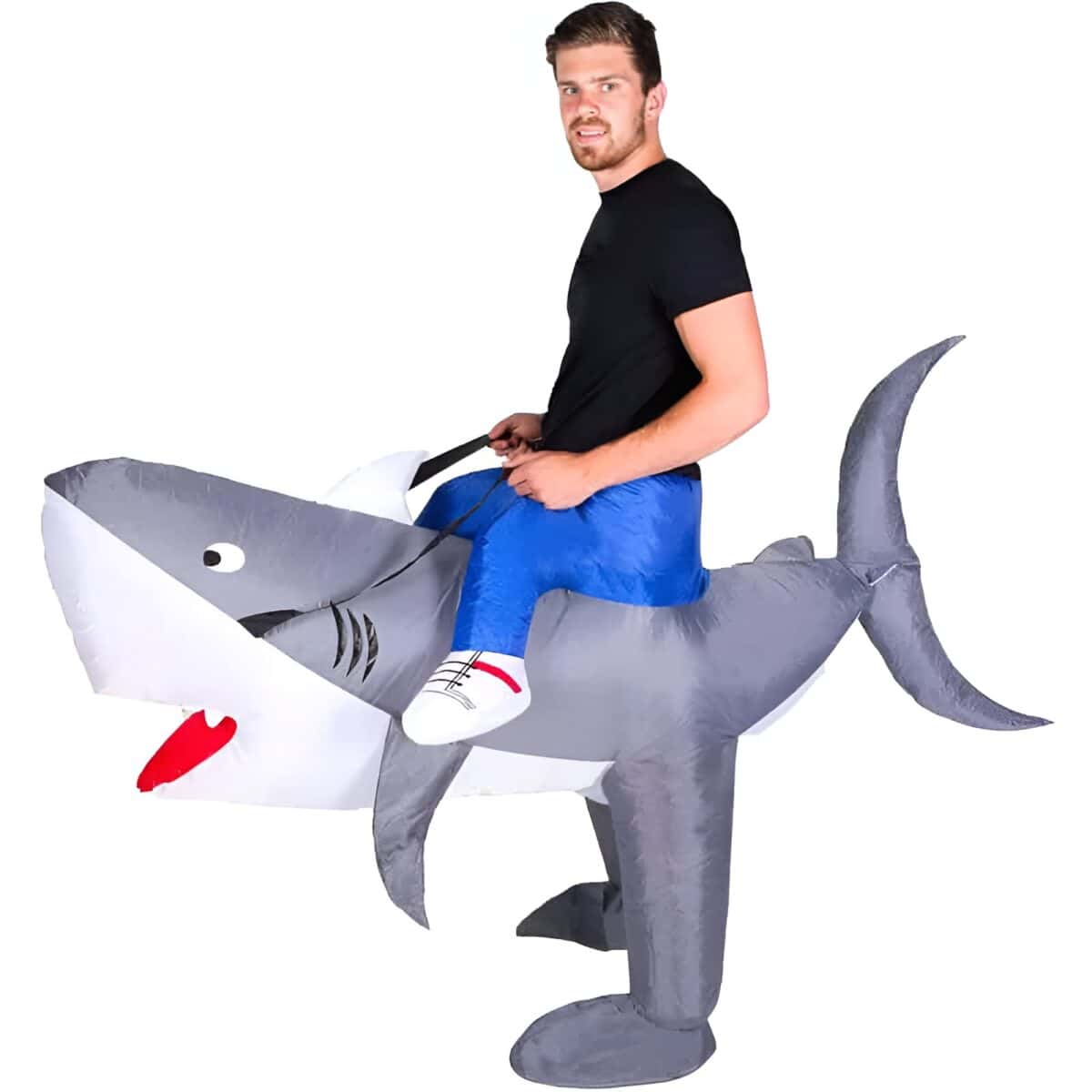 costume requin gonflable adulte