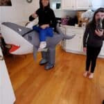 costume requin gonflable adulte